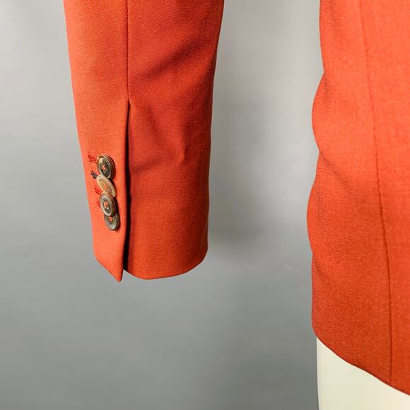 PAUL SMITH Size 38 Brown Brick Wool Single Breasted Sport Coat - Picture 4 of 8